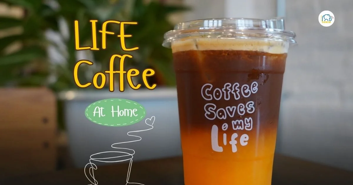 banner Life coffee at home