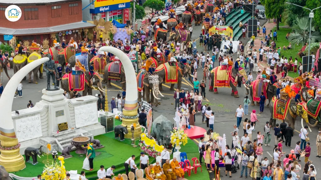 ตักบาตรบนหลังช้าง2568-43